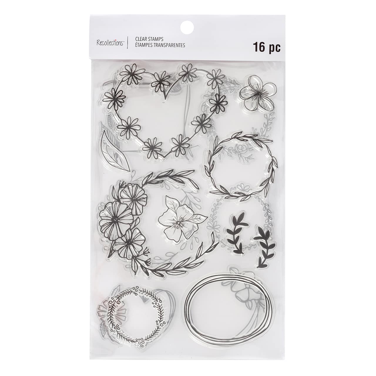 6 Pack: Floral Border Clear Stamps by Recollections™